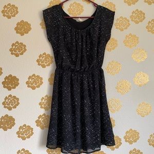 Black and white dress